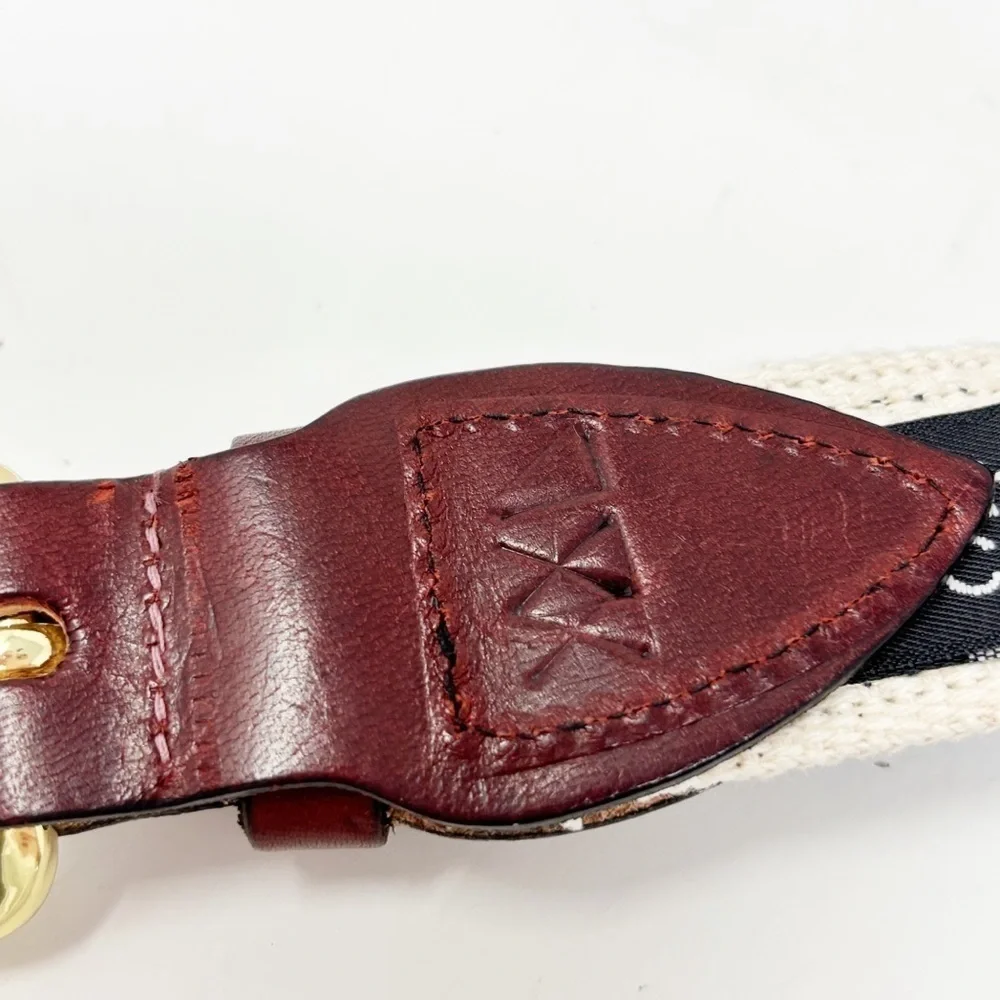 CHALHAM T COMPANY CAPE COD MA Men’s Ribbon Belt Fish Blue Fishing Preppy Sz XXL